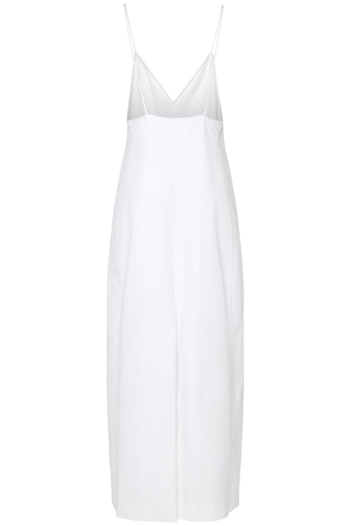 KHAITE Tulula Cotton Poplin Dress - White