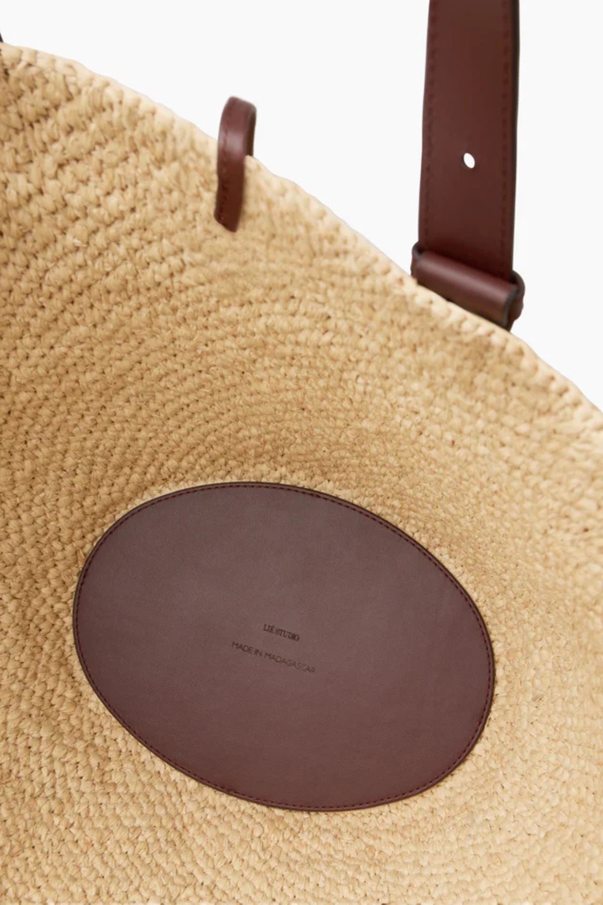 LIÉ STUDIO The Bianca Bag - Natural Raffia