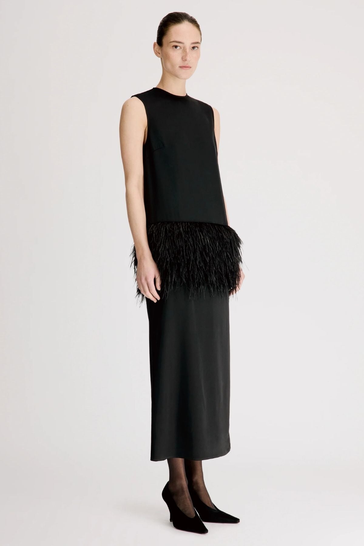 Loulou de Saison Sonia Maxi Dress - Black