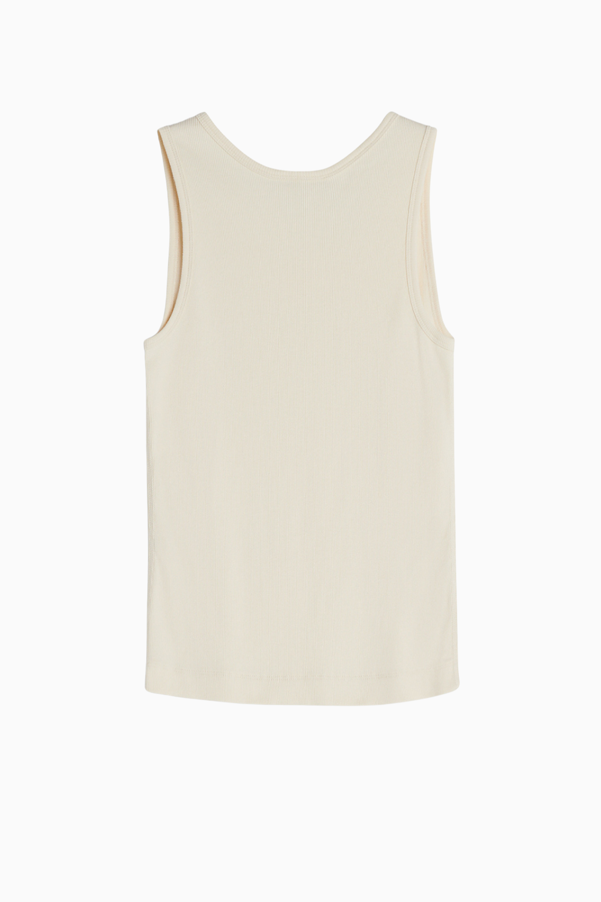 Maison Kitsuné Baby Fox Patch Ribbed Tank - Marble