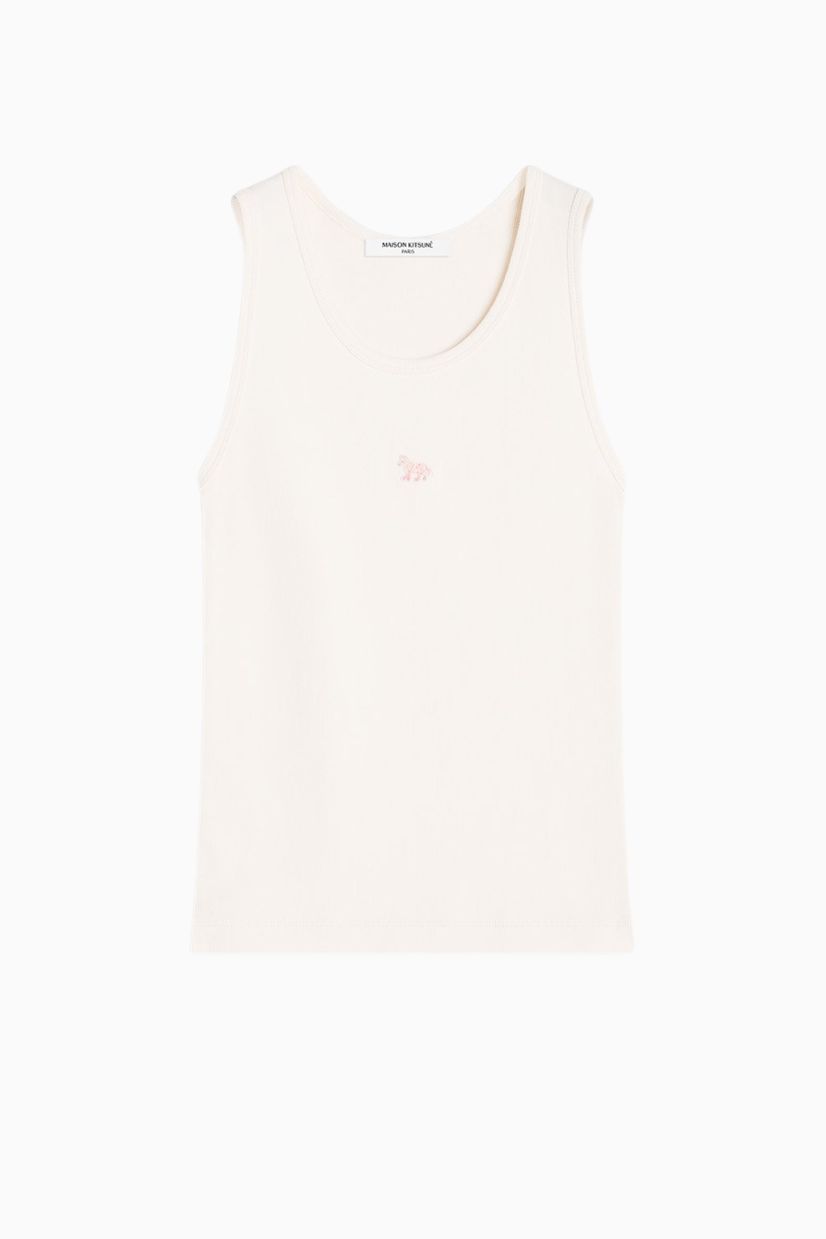 Maison Kitsuné Baby Fox Patched Tank Top - Pearl Pink