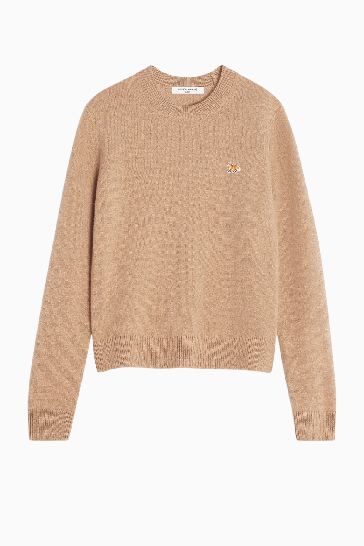 Maison Kitsuné Baby Fox Regular Jumper - Canvas Brown