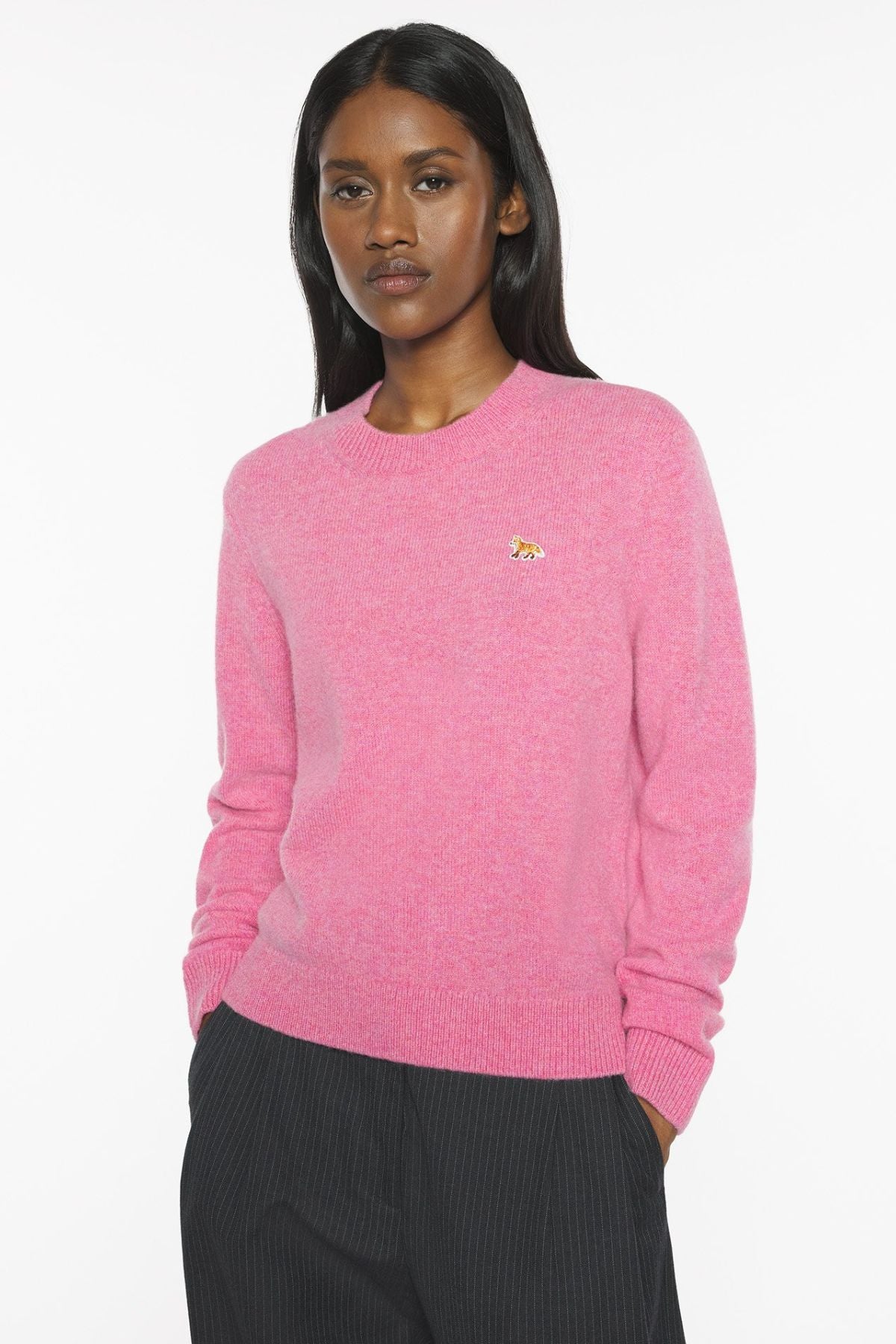 Maison Kitsuné Baby Fox Regular Jumper - Pale Rose