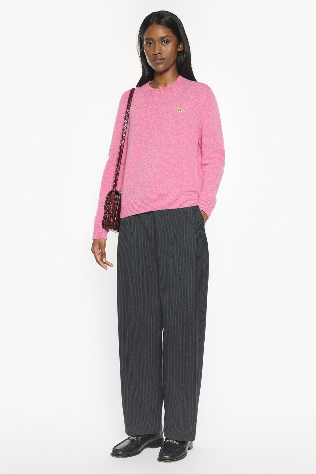 Maison Kitsuné Baby Fox Regular Jumper - Pale Rose