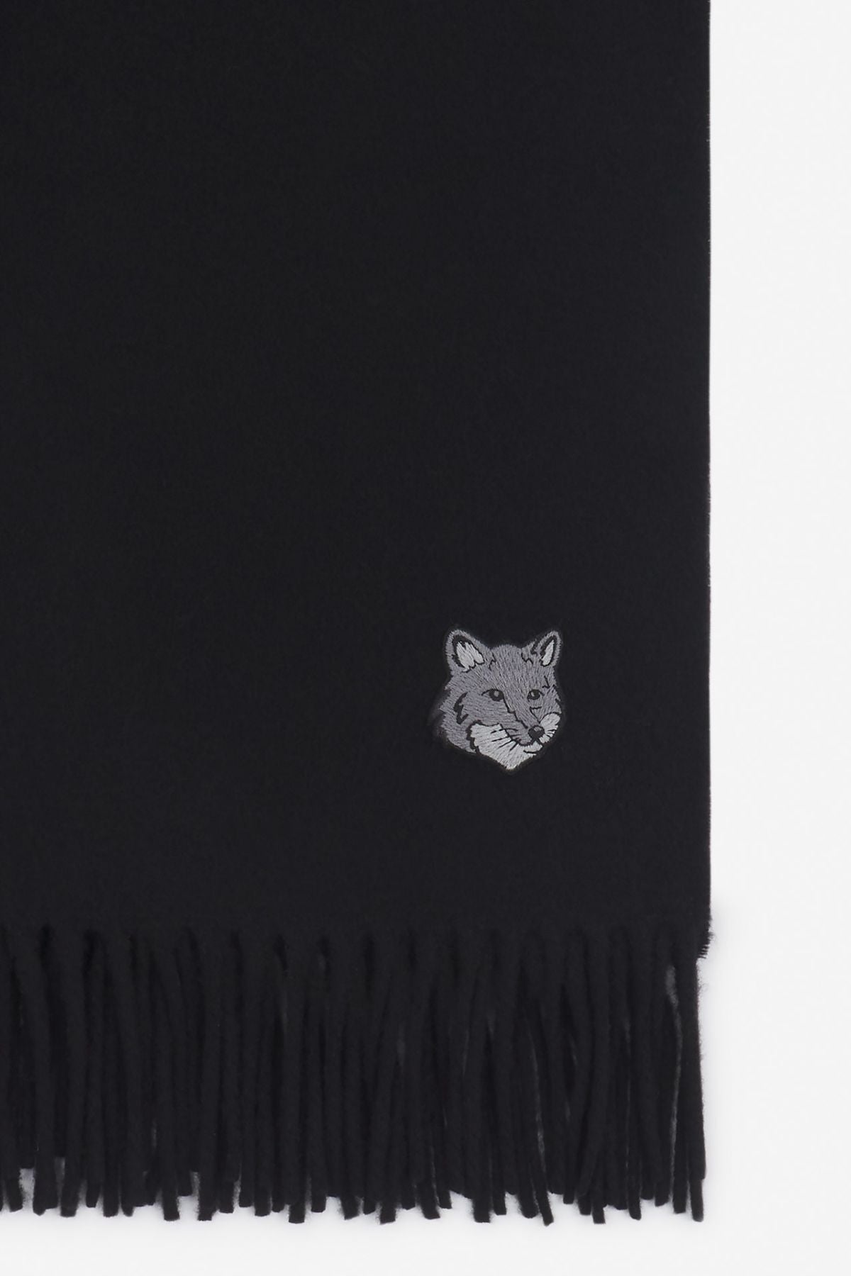 Maison Kitsuné Bold Fox Scarf - Black