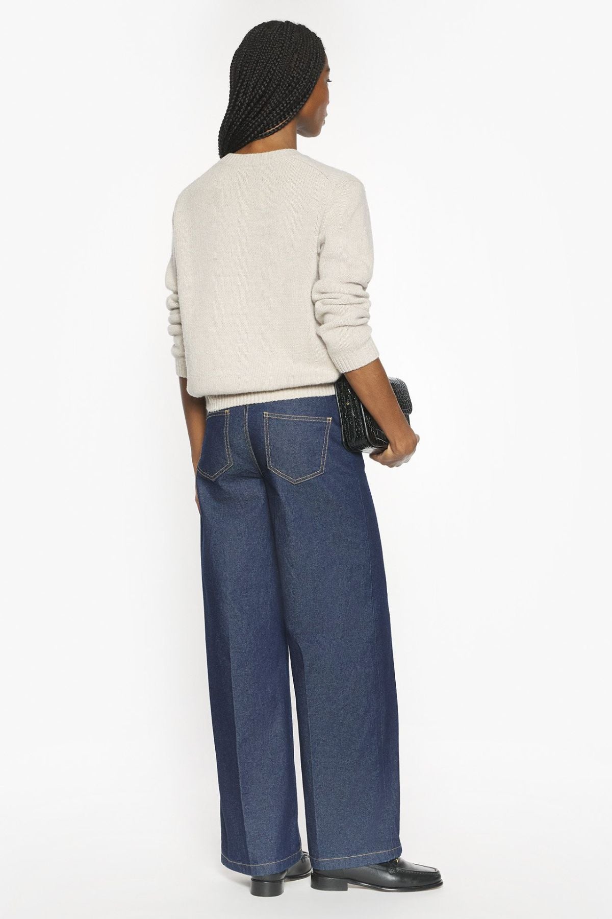 Maison Kitsuné Dressed Fox Intarsia Jumper - Parchment White