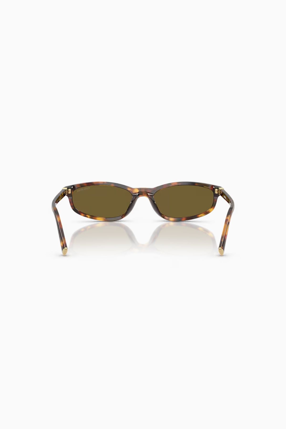 Miu Miu Irregular Sunglasses - Honey Havana/ Dark Brown