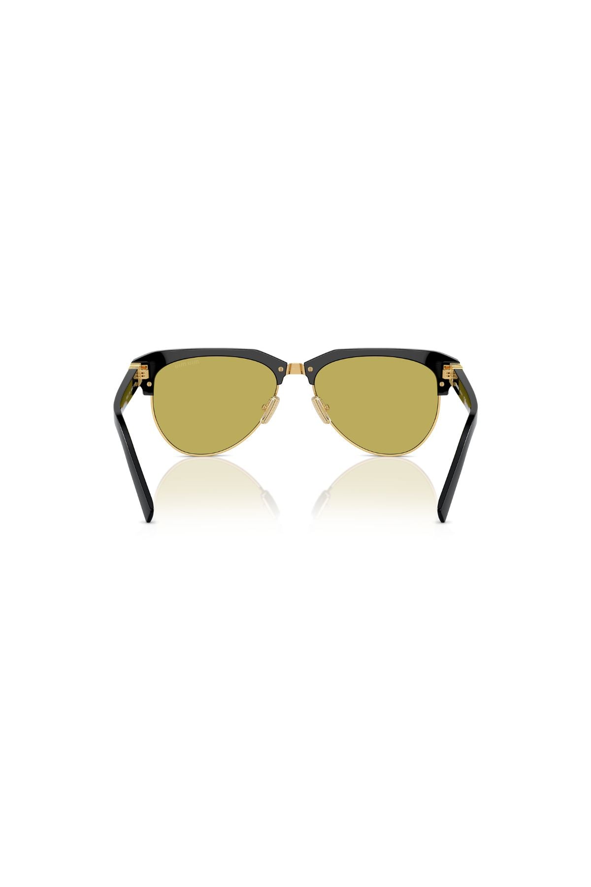 Miu Miu Pilot Sunglasses - Black/ Green