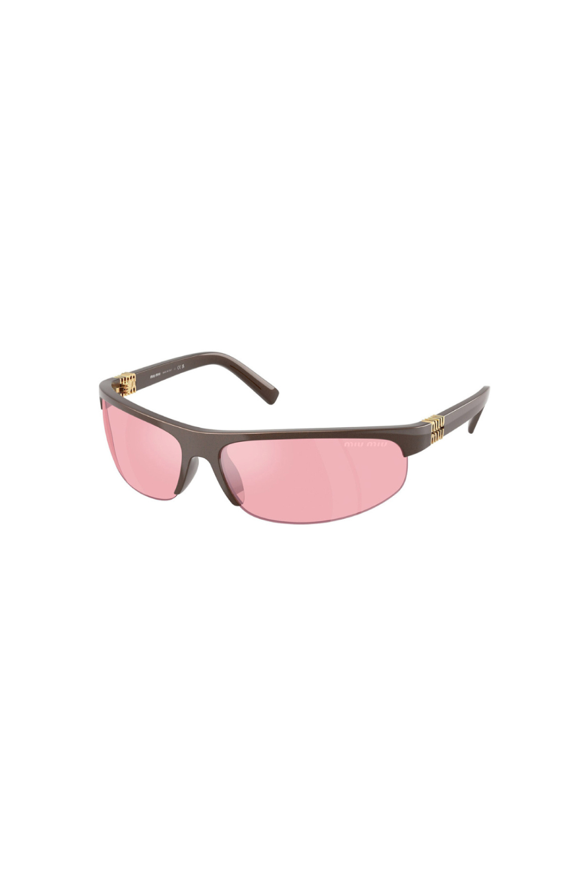 Miu Miu Sunglasses - Cocoa Metal/ Pink Mirror Lilac