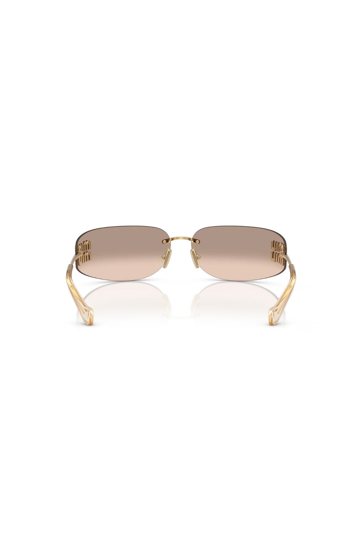 Miu Miu Sunglasses - Gold/ Light Brown