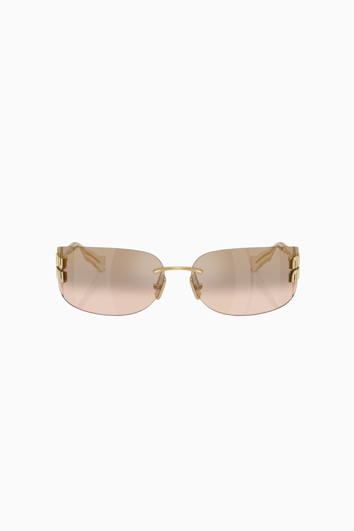 Miu Miu Sunglasses - Gold/ Light Brown