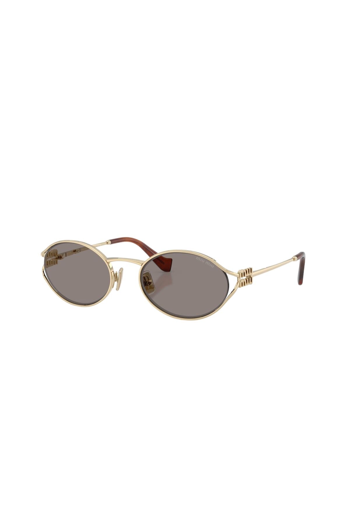 Miu Miu Sunglasses - Pale Gold/ Dark Grey