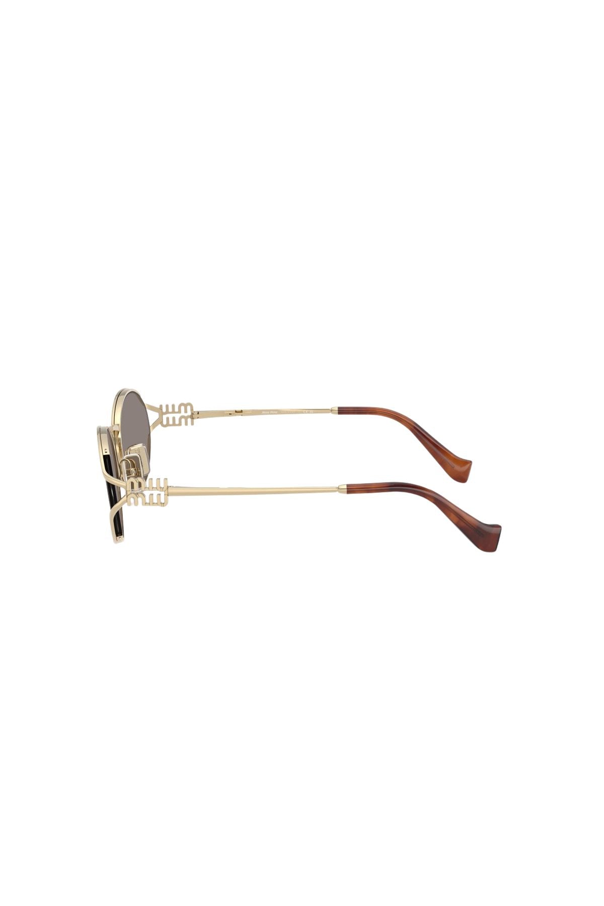 Miu Miu Sunglasses - Pale Gold/ Dark Grey