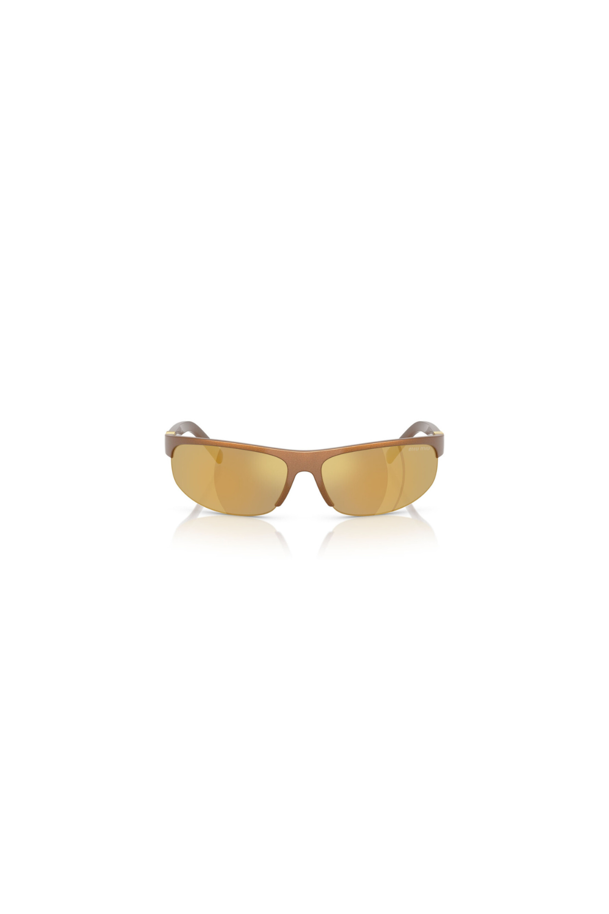 Miu Miu Sunglasses - Rust Metal/ Brown Mirror Gold