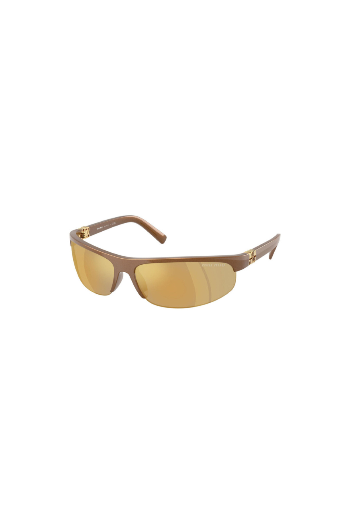 Miu Miu Sunglasses - Rust Metal/ Brown Mirror Gold