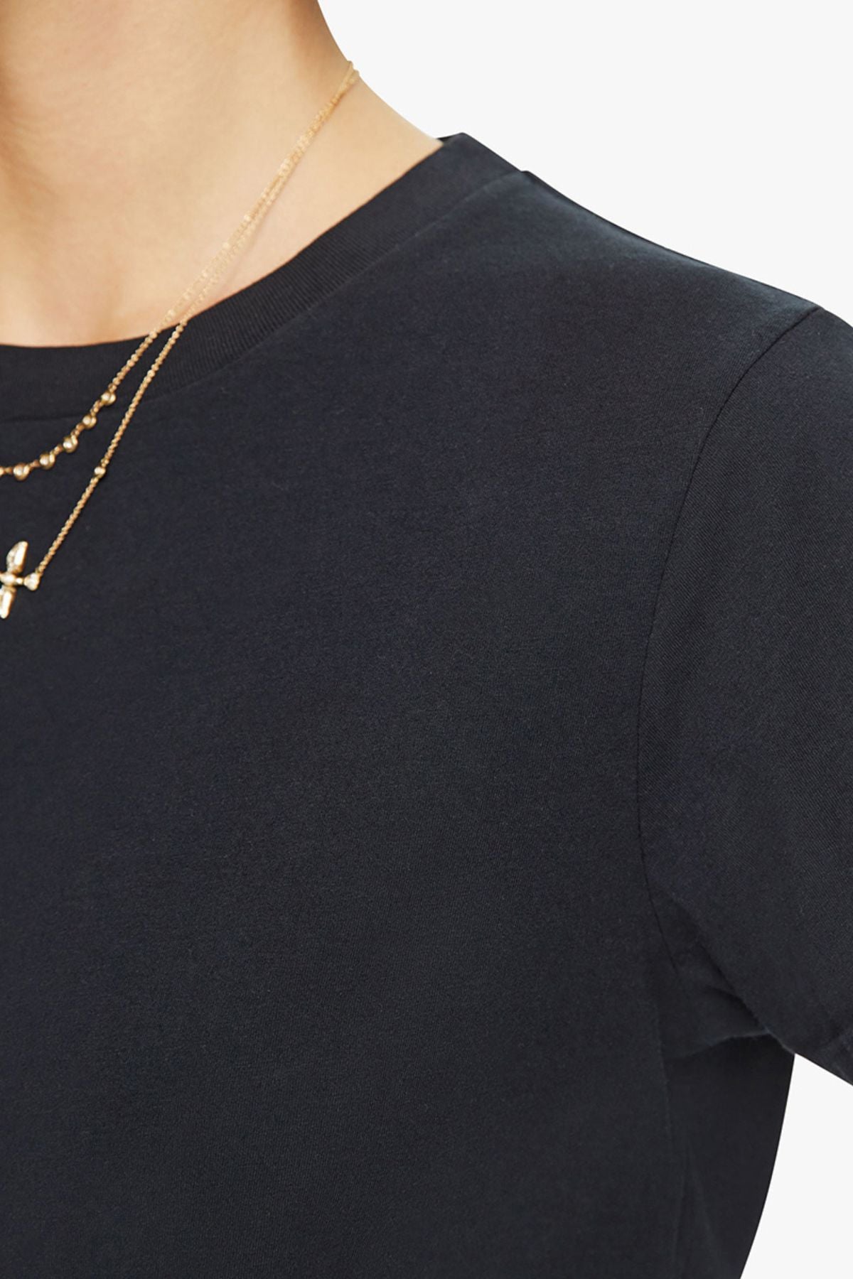 Mother Denim The Lil Goodie Goodie T-Shirt - Black