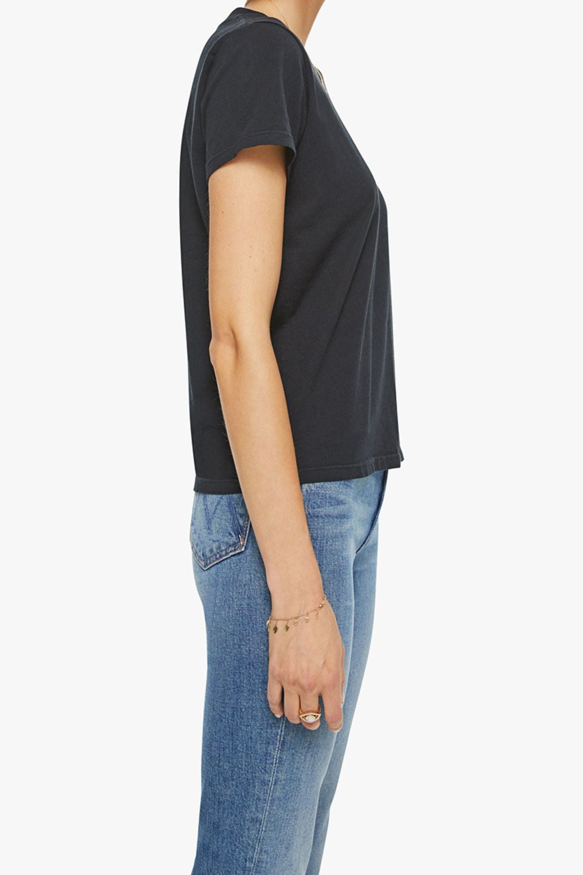 Mother Denim The Lil Goodie Goodie T-Shirt - Black