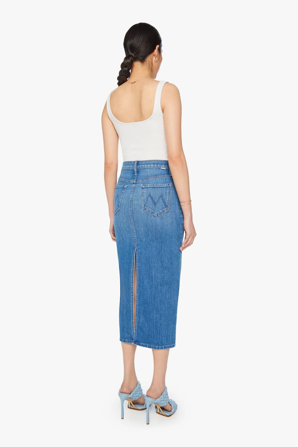 Mother Denim The Pencil Pusher Skirt - New Sheriff In Town