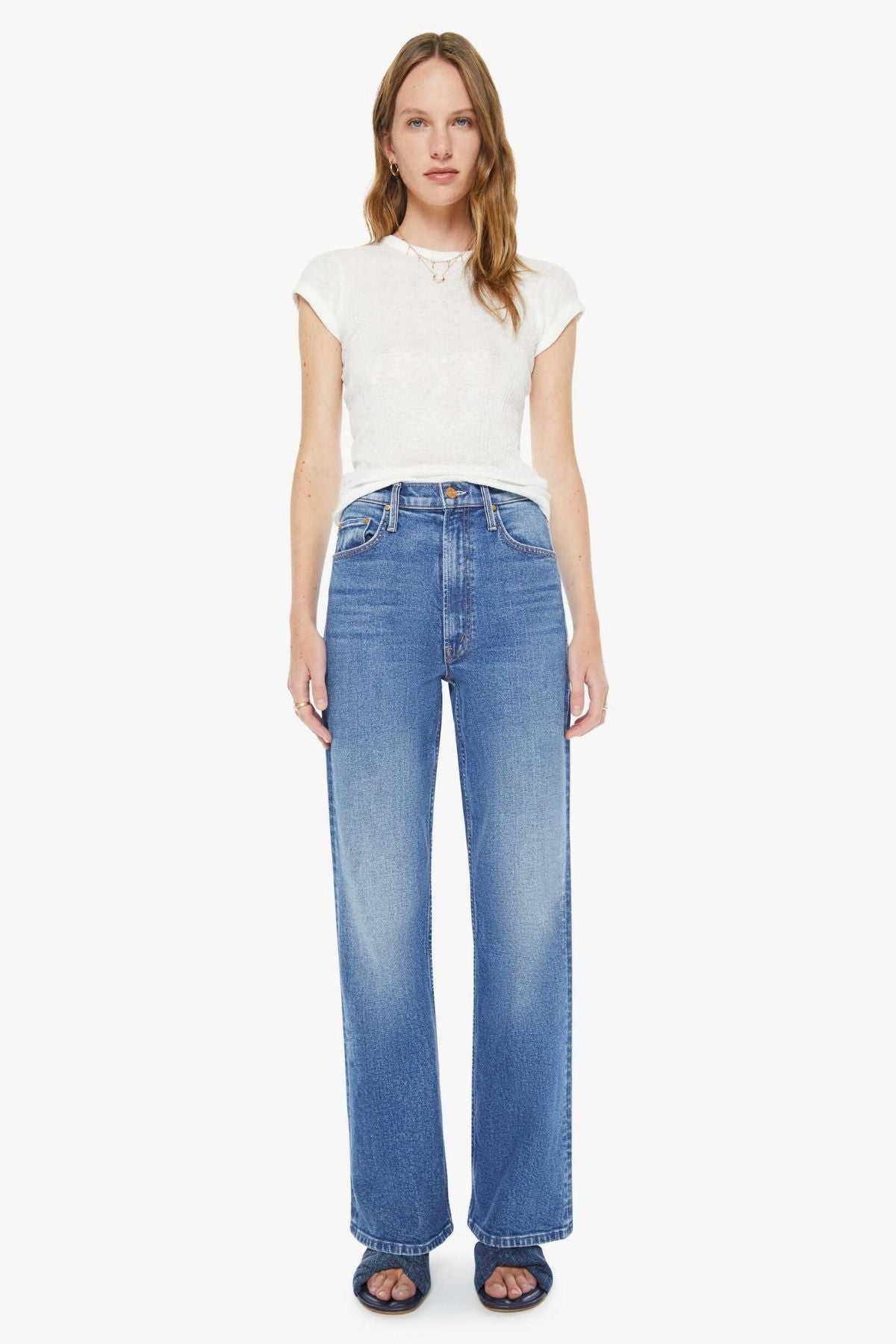 Mother High Waisted Bookie Sneak - Knick Knack Paddy Whack