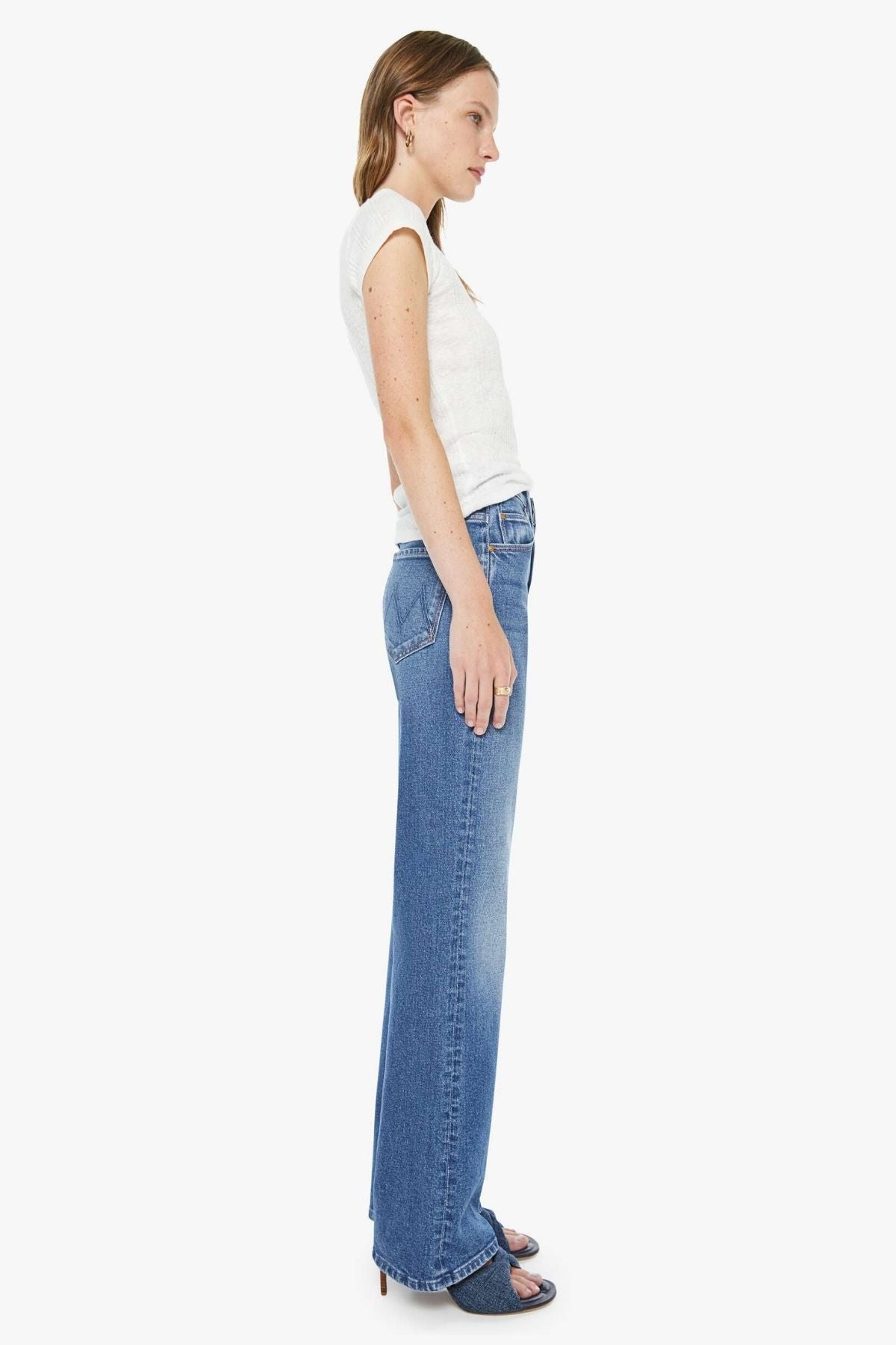 Mother High Waisted Bookie Sneak - Knick Knack Paddy Whack