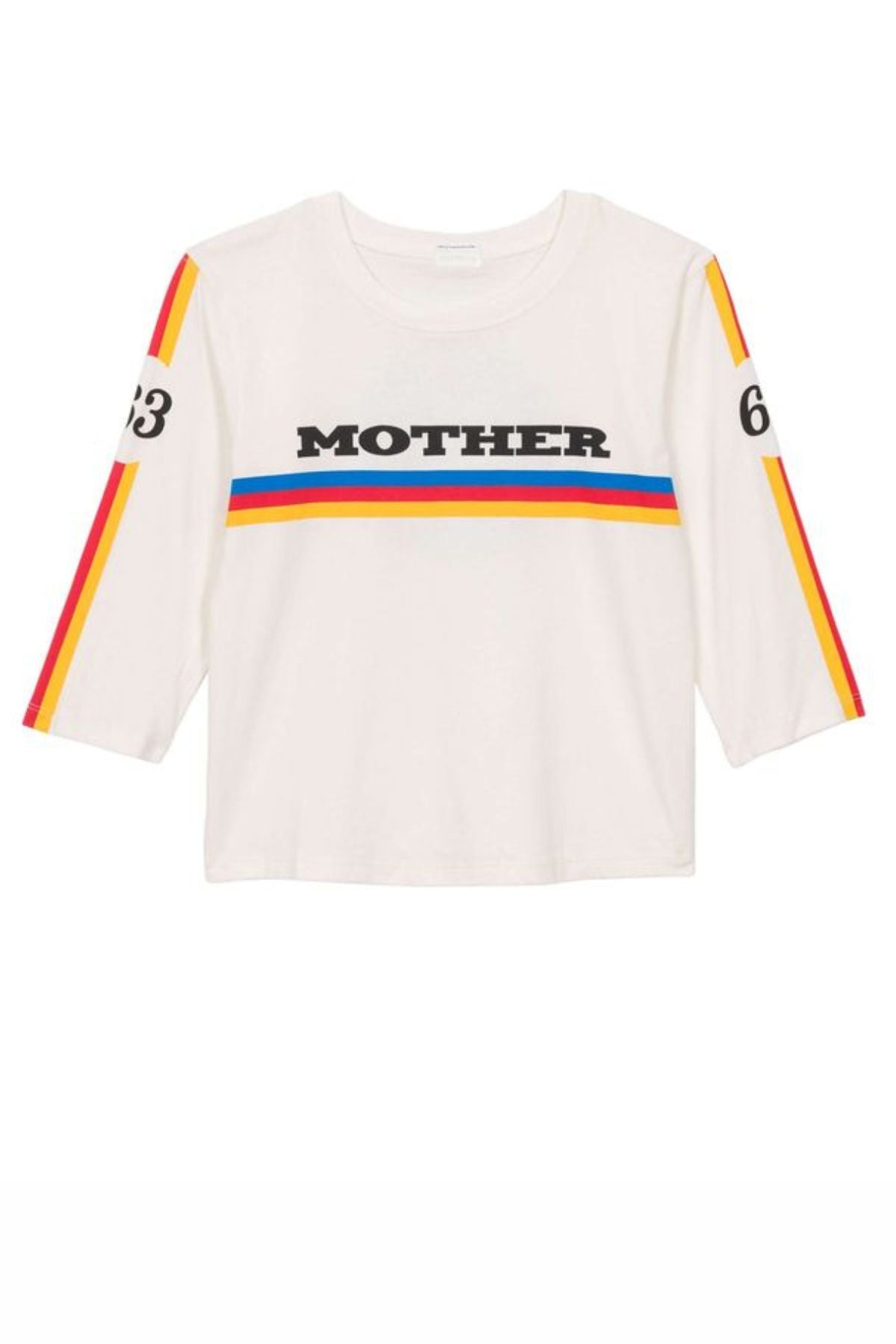 Mother The Better Half Tee - Mother 63 Winter White