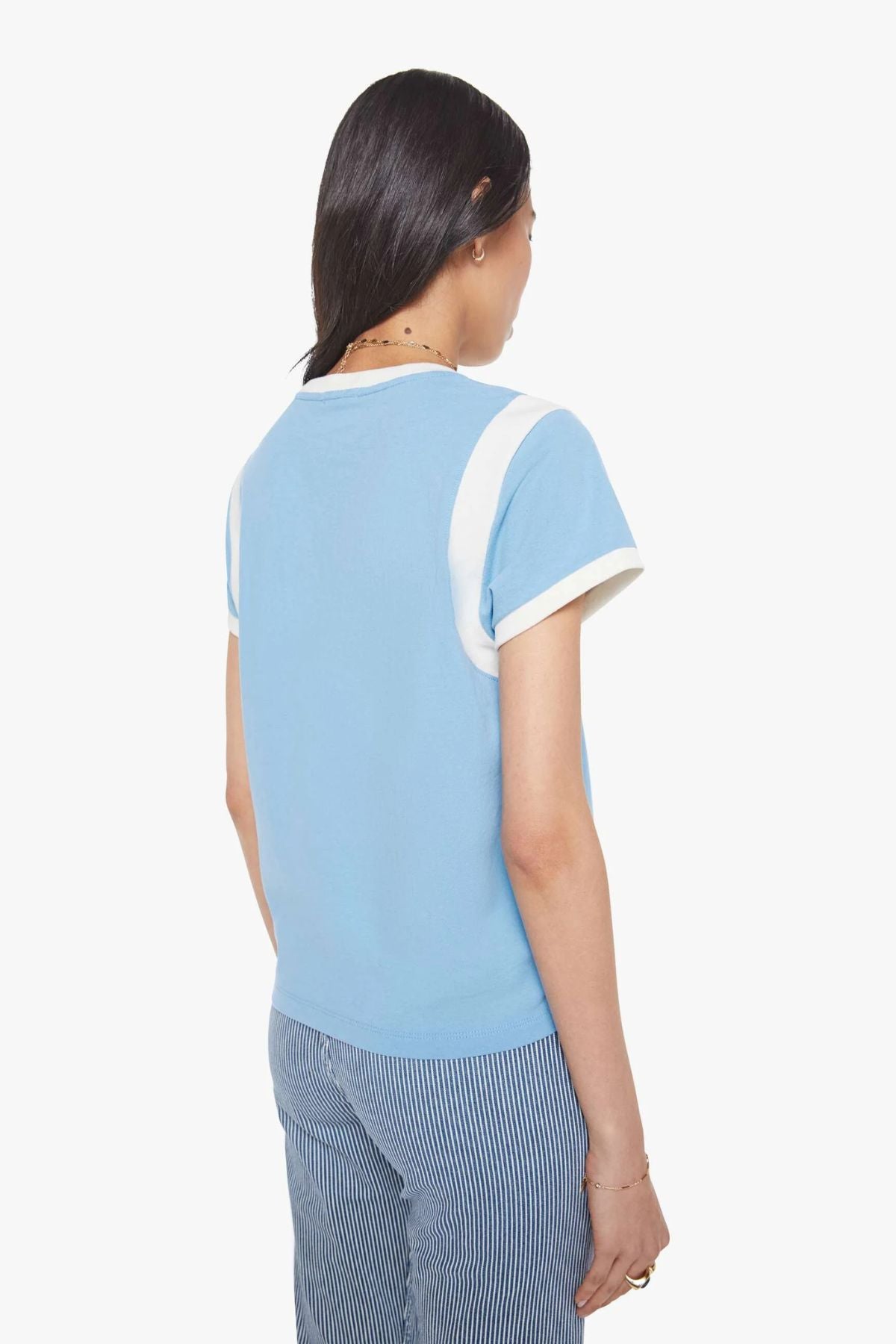 Mother The Boxy Goodie Inset - Mother Script Blue Bell