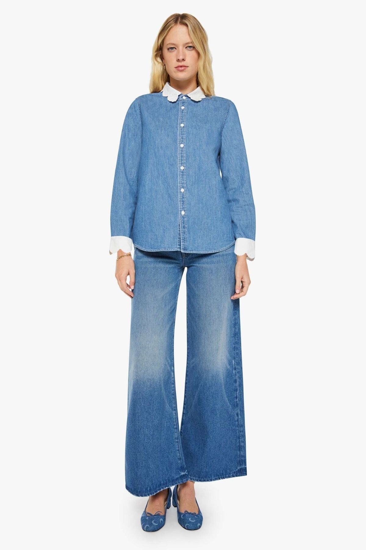 Mother The Frilly Foxy Boxy Shirt - Story So Far