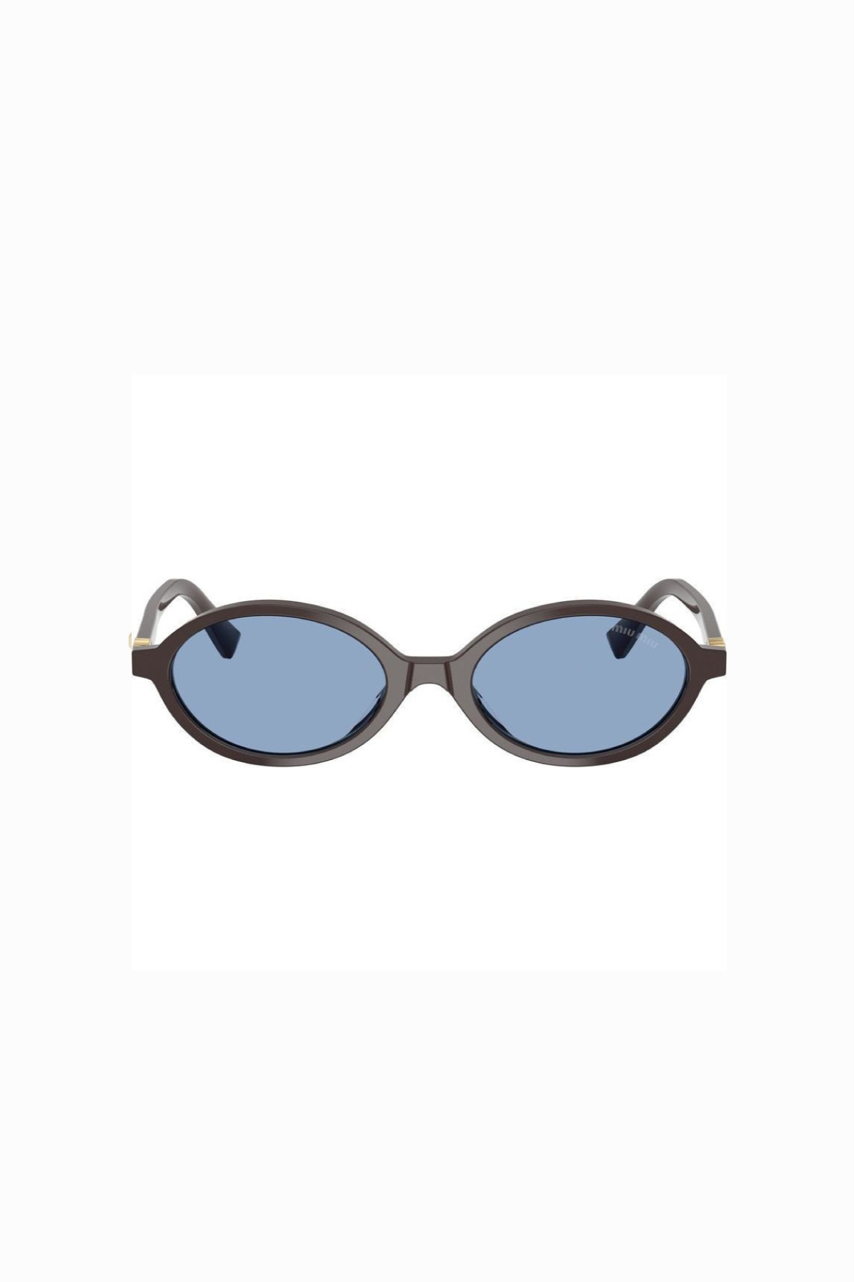 Miu Miu Oval Sunglasses - Moka/ Light Blue – GRACE Melbourne display picture 3