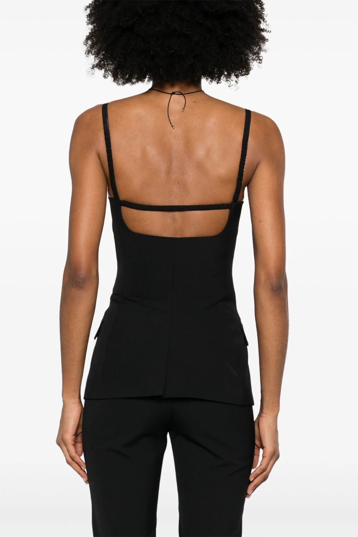 Nanushka Cinda Top - Black