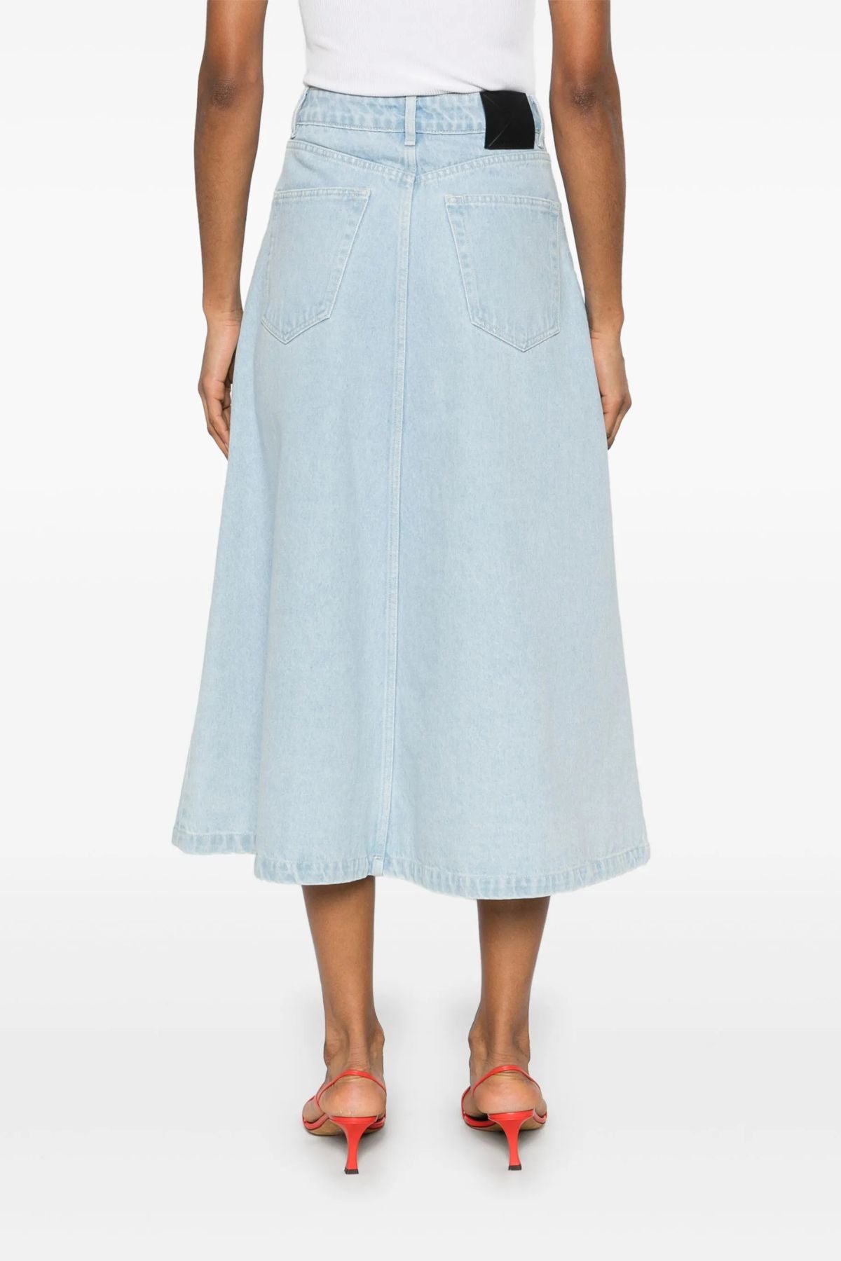 Nanushka Cintia Denim Skirt - Eco Bleach