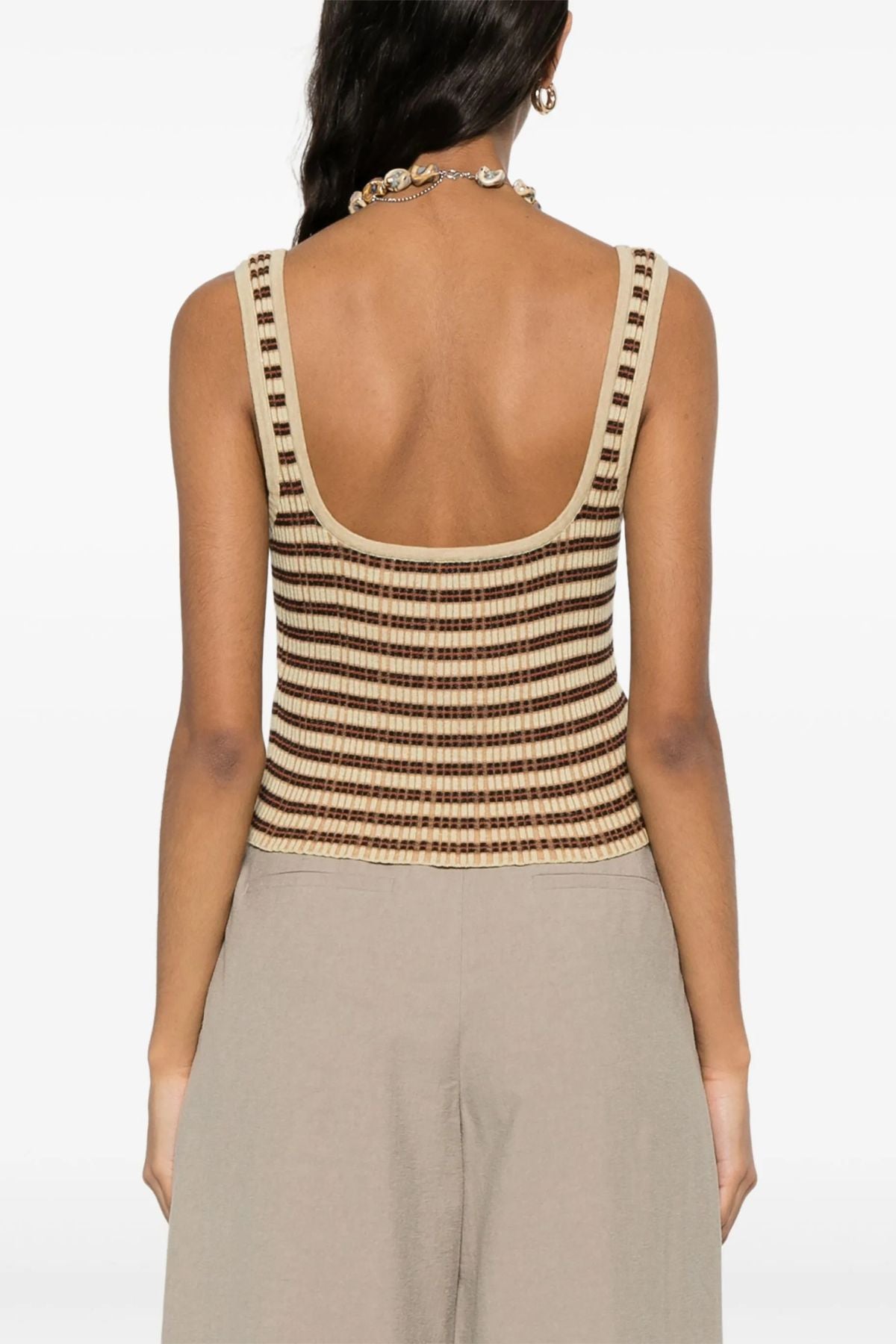Nanushka Delfine Tank Top - Multicolour Stripe