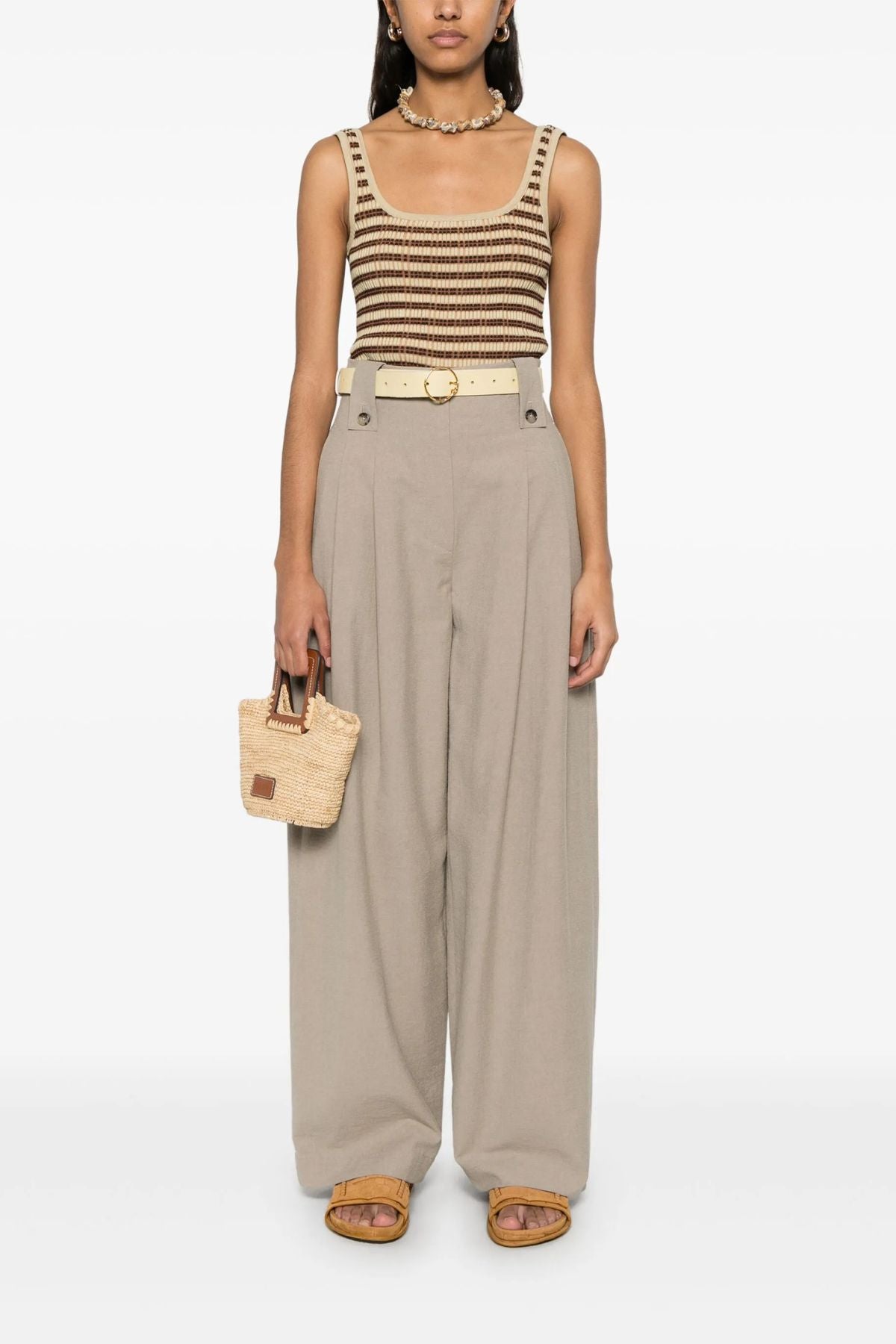 Nanushka Delfine Tank Top - Multicolour Stripe