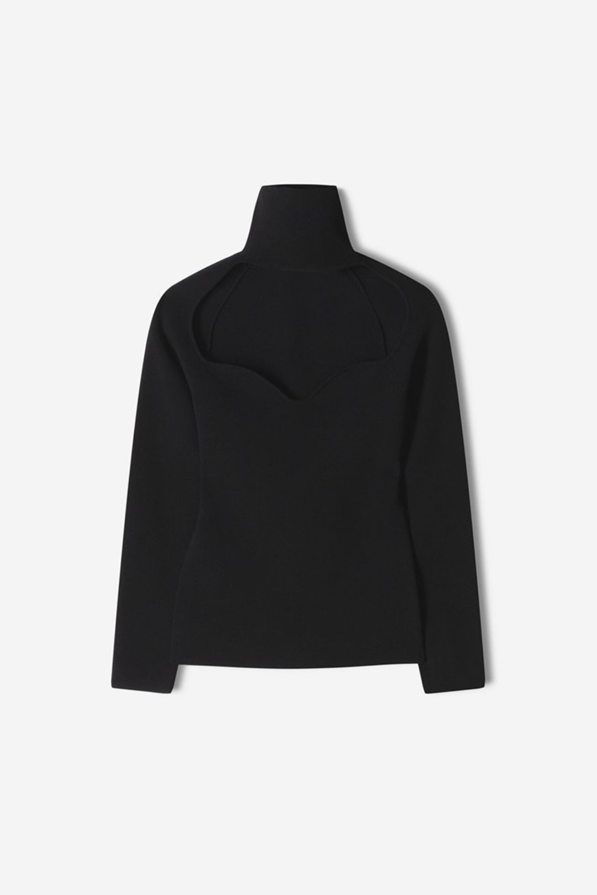 Nanushka Fah Compact Knit Top - Black