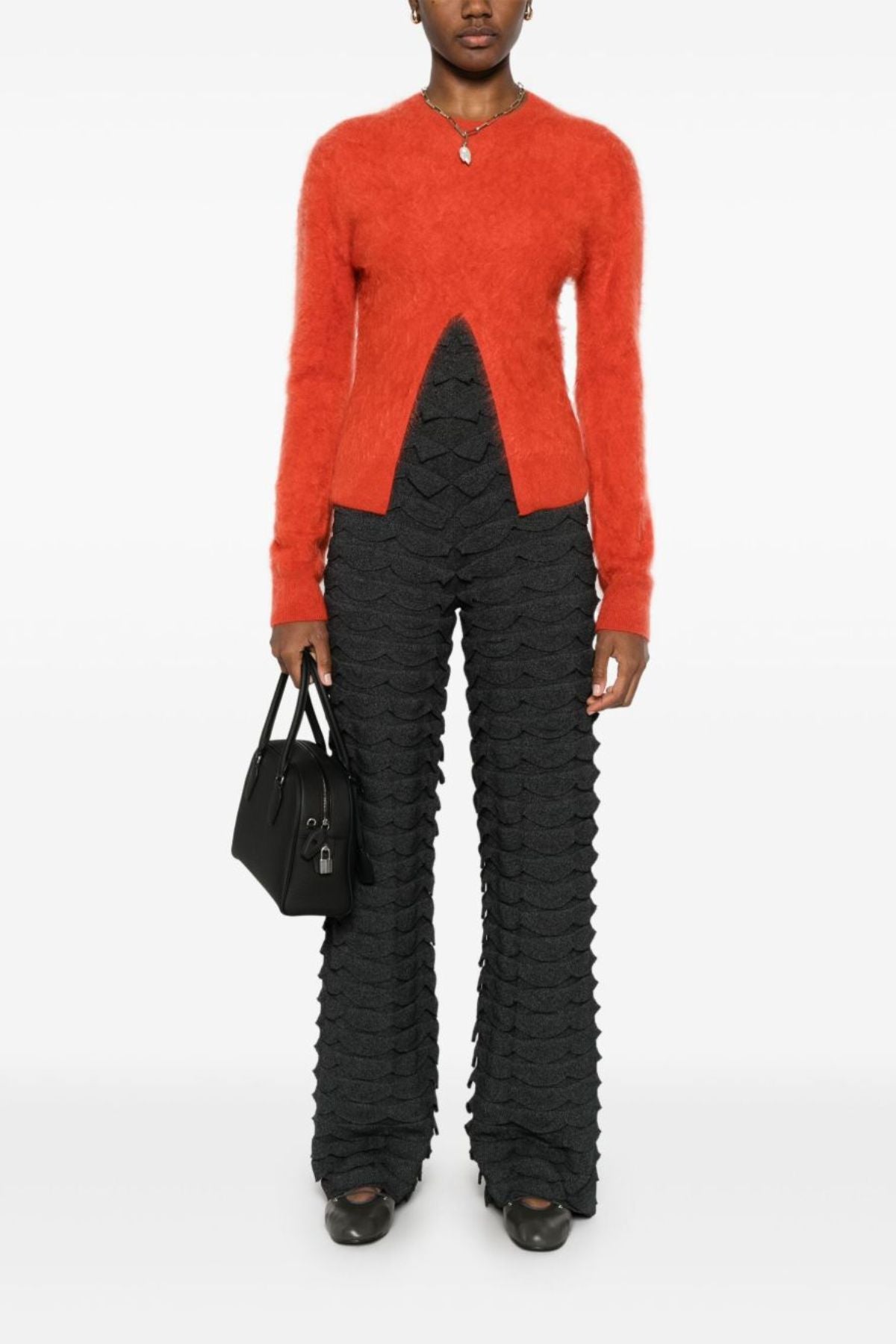 Nanushka Kloe Brushed Cashmere Jumper - Red