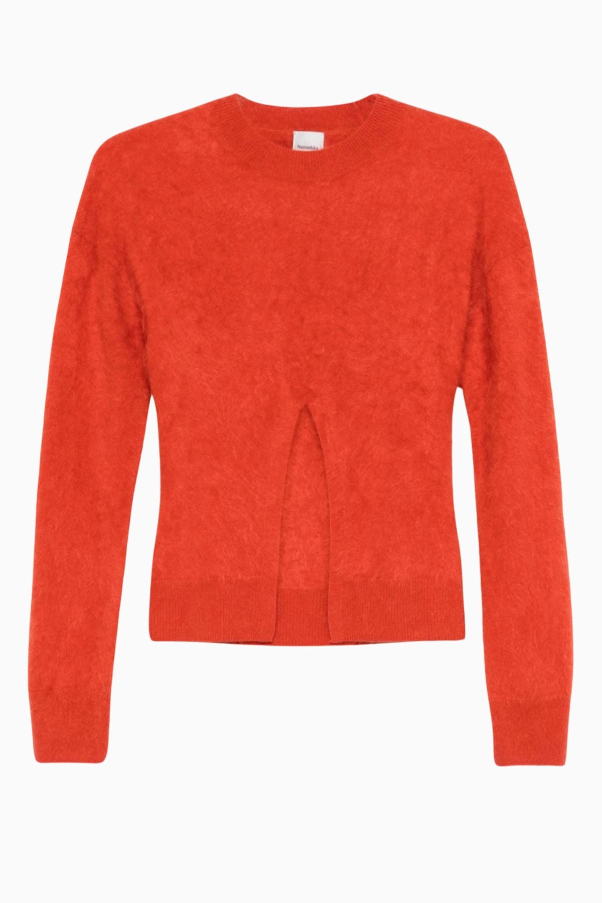 Nanushka Kloe Brushed Cashmere Jumper - Red