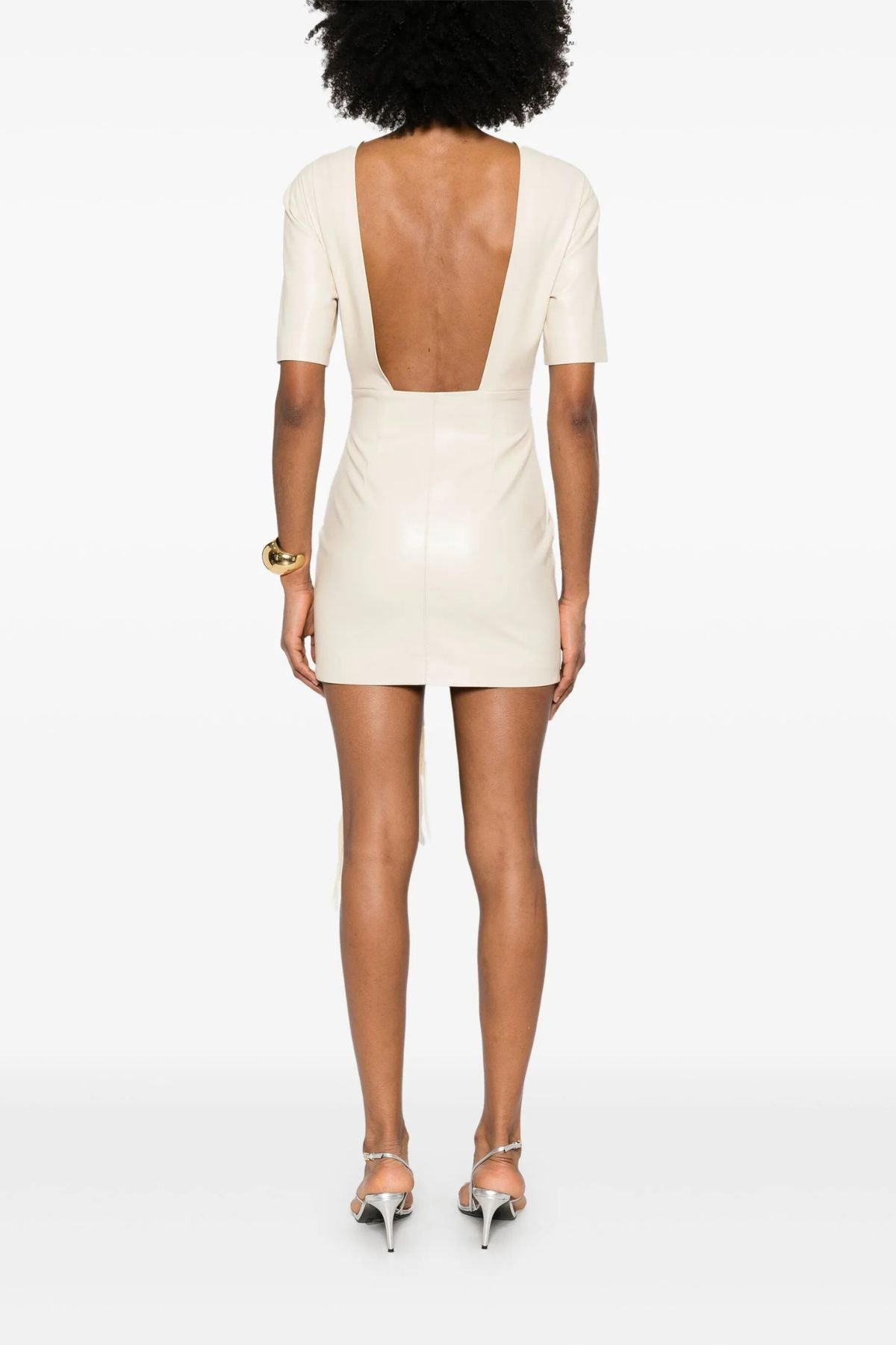 Nanushka Maryl Dress - Chalk/ Cream