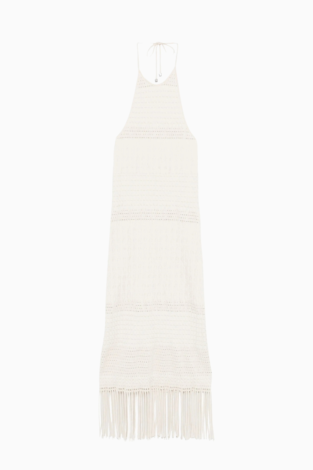 Nanushka Neiva Halter Dress - Creme