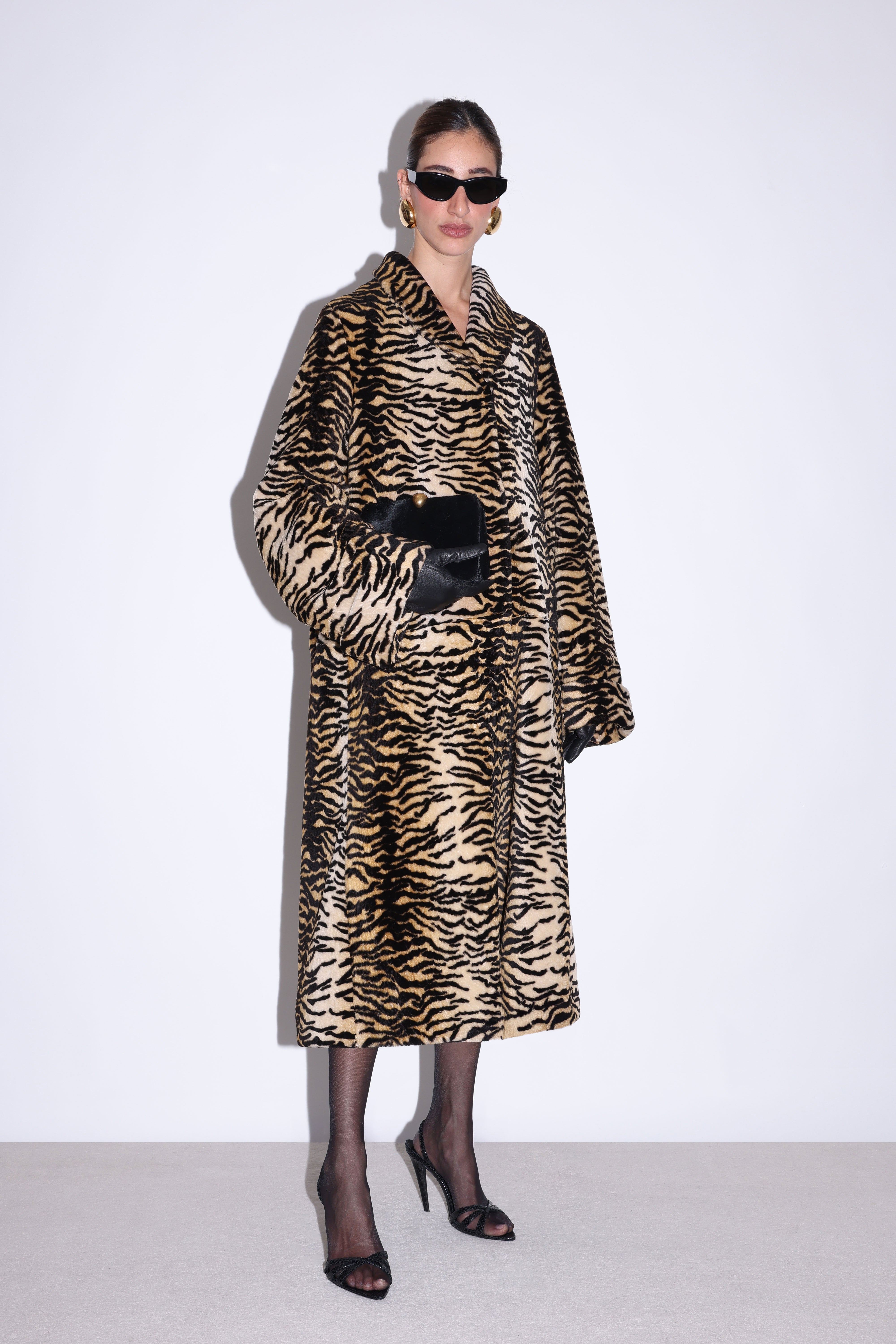 Nour Hammour Nina Coat - Golden Tiger