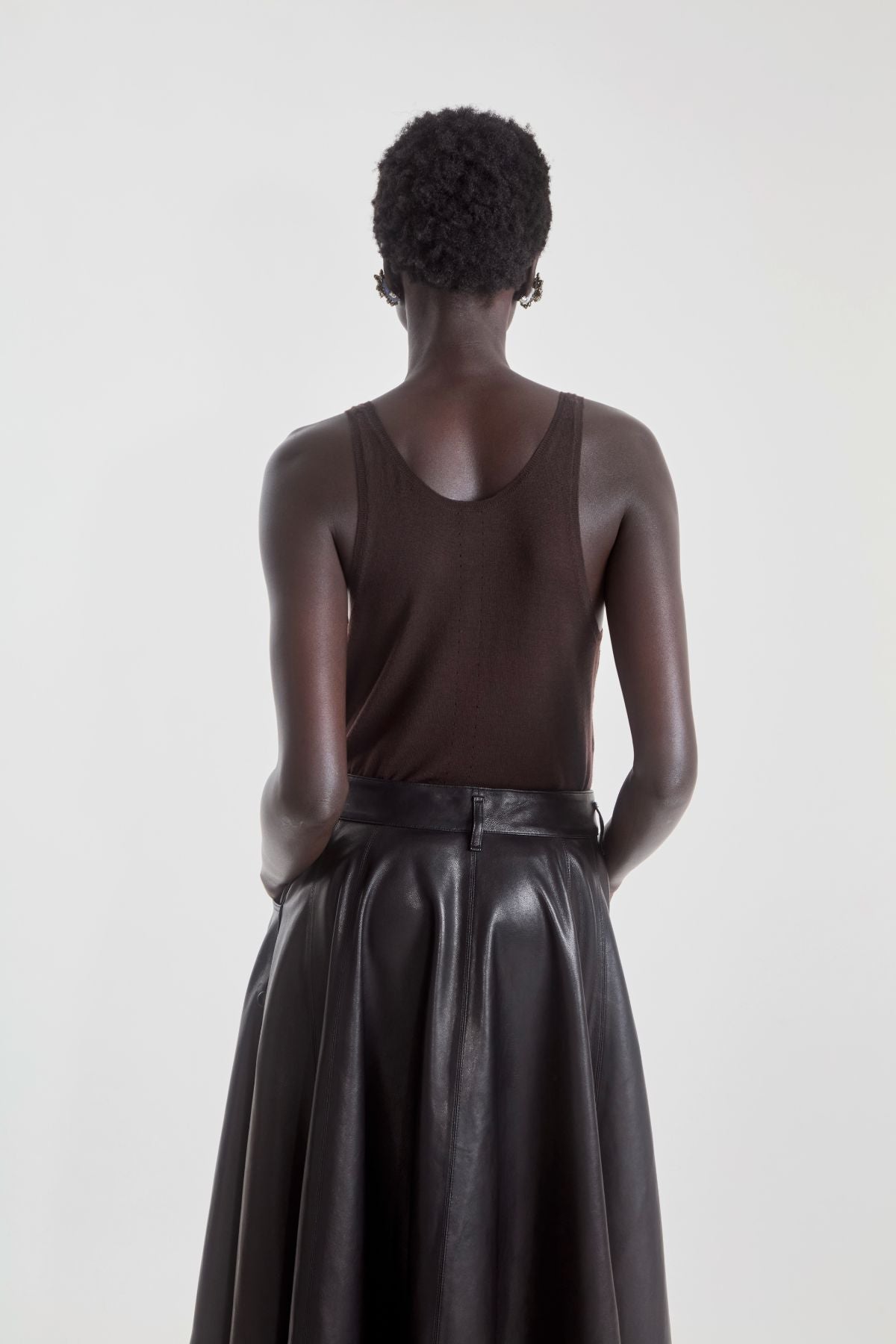 Petar Petrov Real Life Knitted Top - Ebony Wood