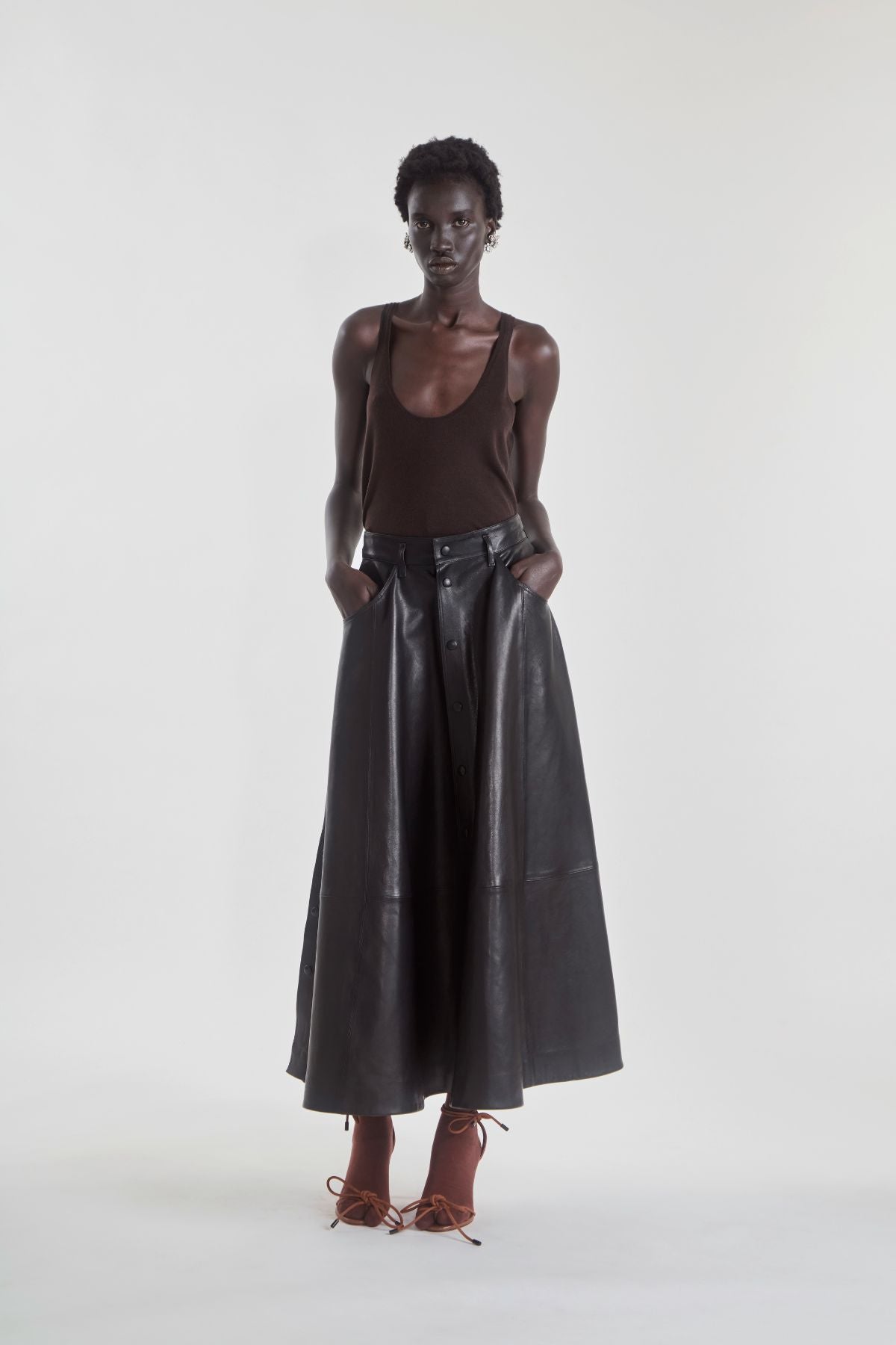 Petar Petrov Real Life Knitted Top - Ebony Wood