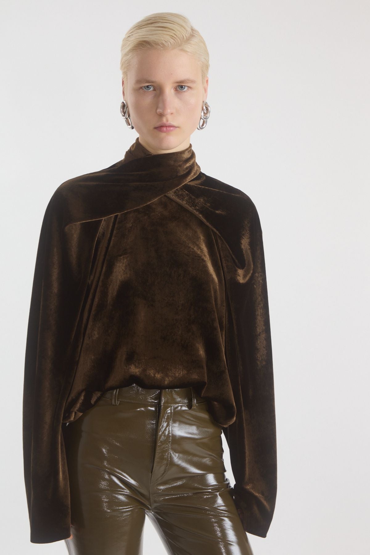 Petar Petrov The Majesty Blouse - Umber