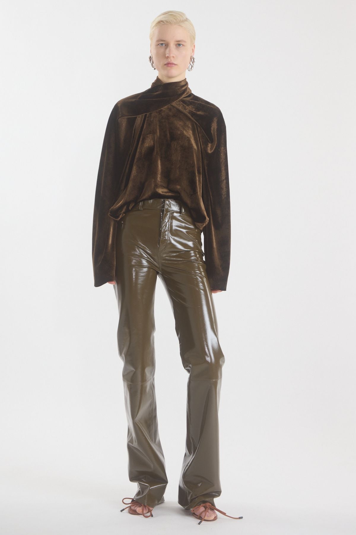 Petar Petrov The Majesty Blouse - Umber