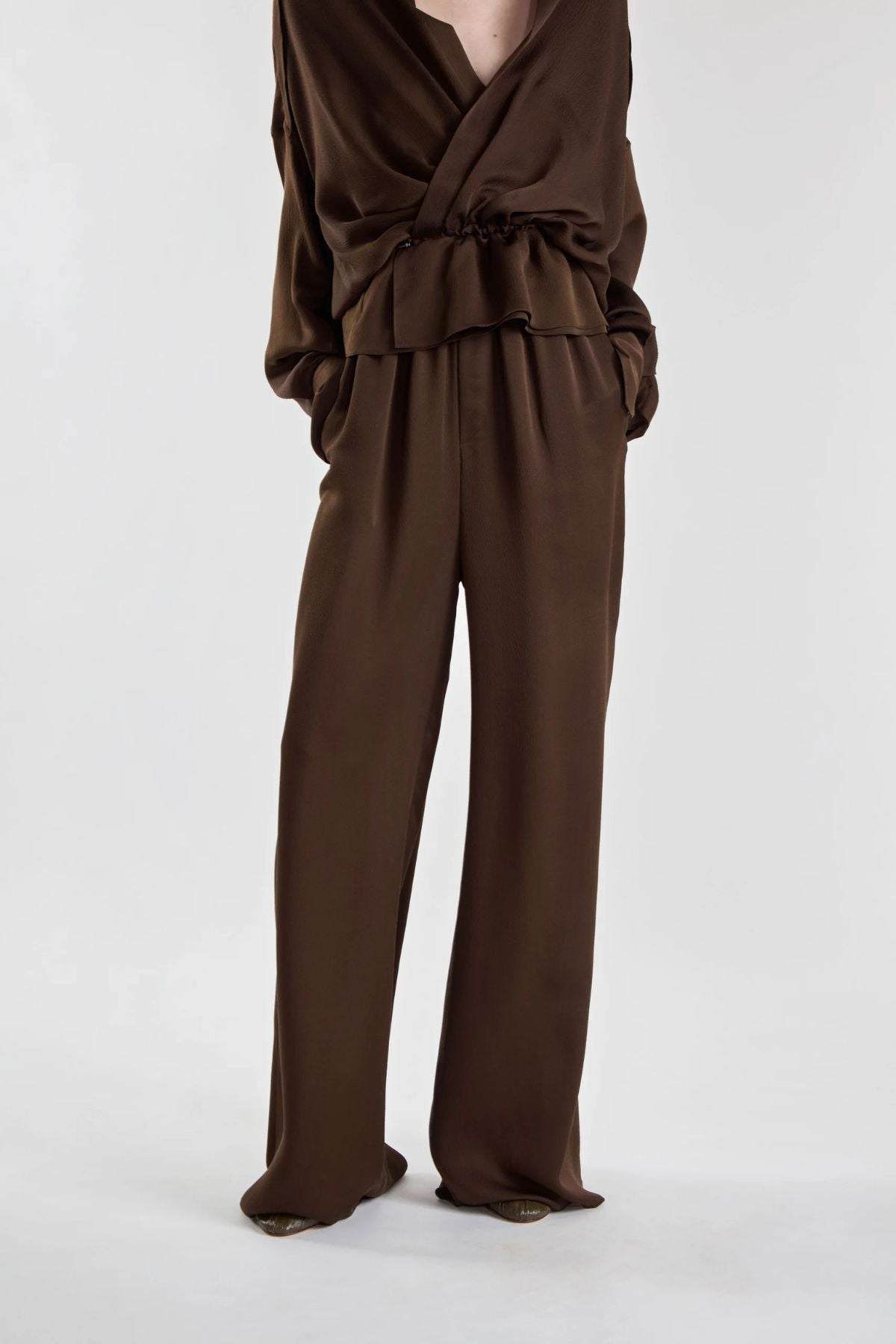 Petar Petrov The Whisper Trousers - Umber