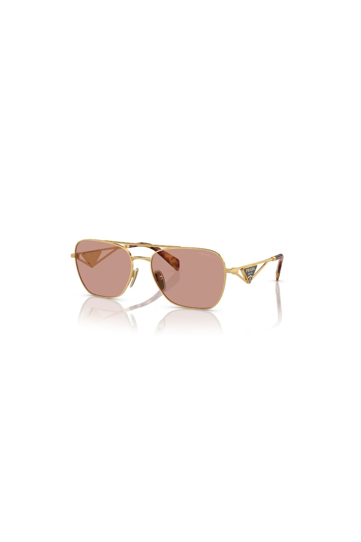 Prada Aviator Sunglasses - Gold/ Violet