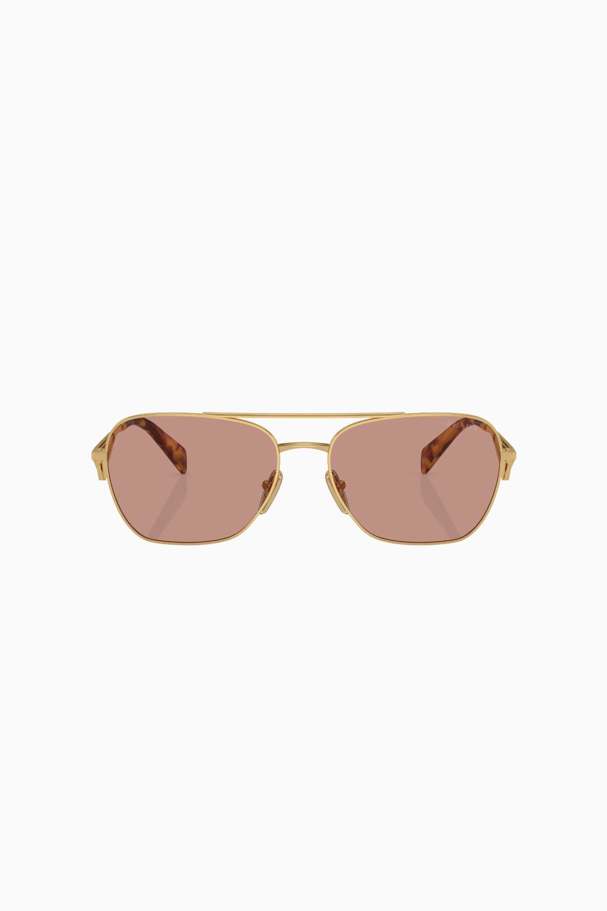 Prada Aviator Sunglasses - Gold/ Violet
