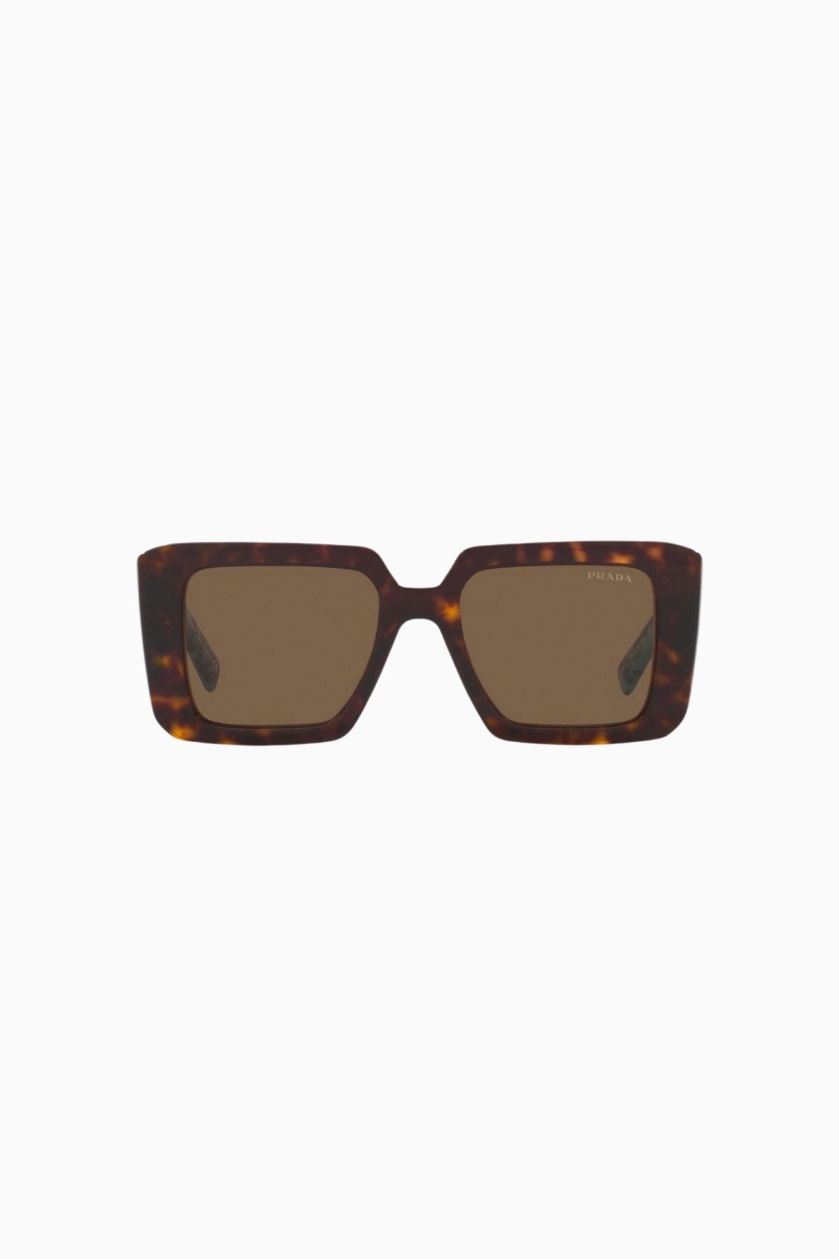 Prada Square Framed Sunglasses - Tortoise Brown