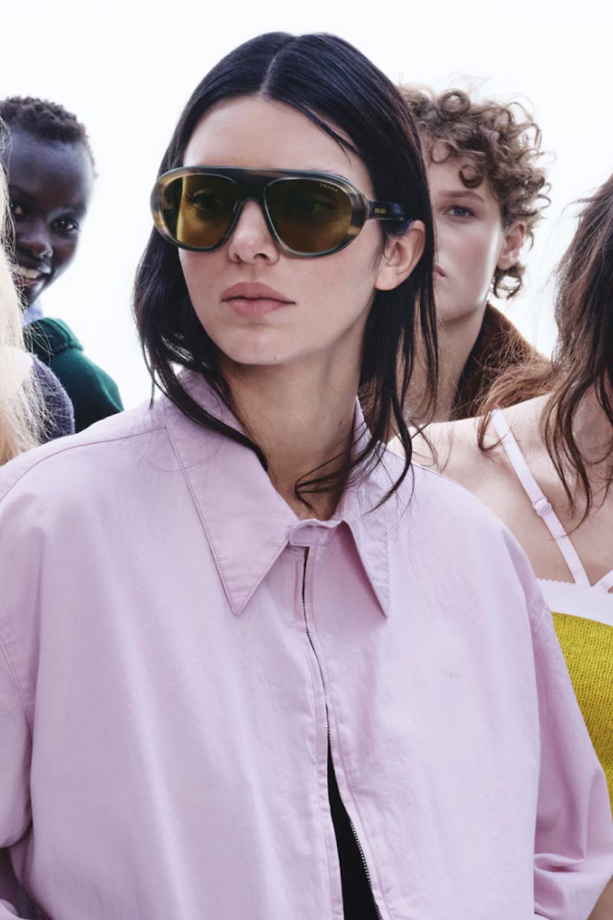 Prada Sunglasses - Striped Laguna/ Green Olive