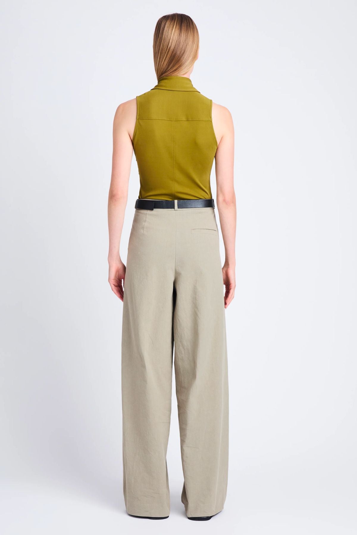 Proenza Schouler White Label Helena Pant - Bayleaf