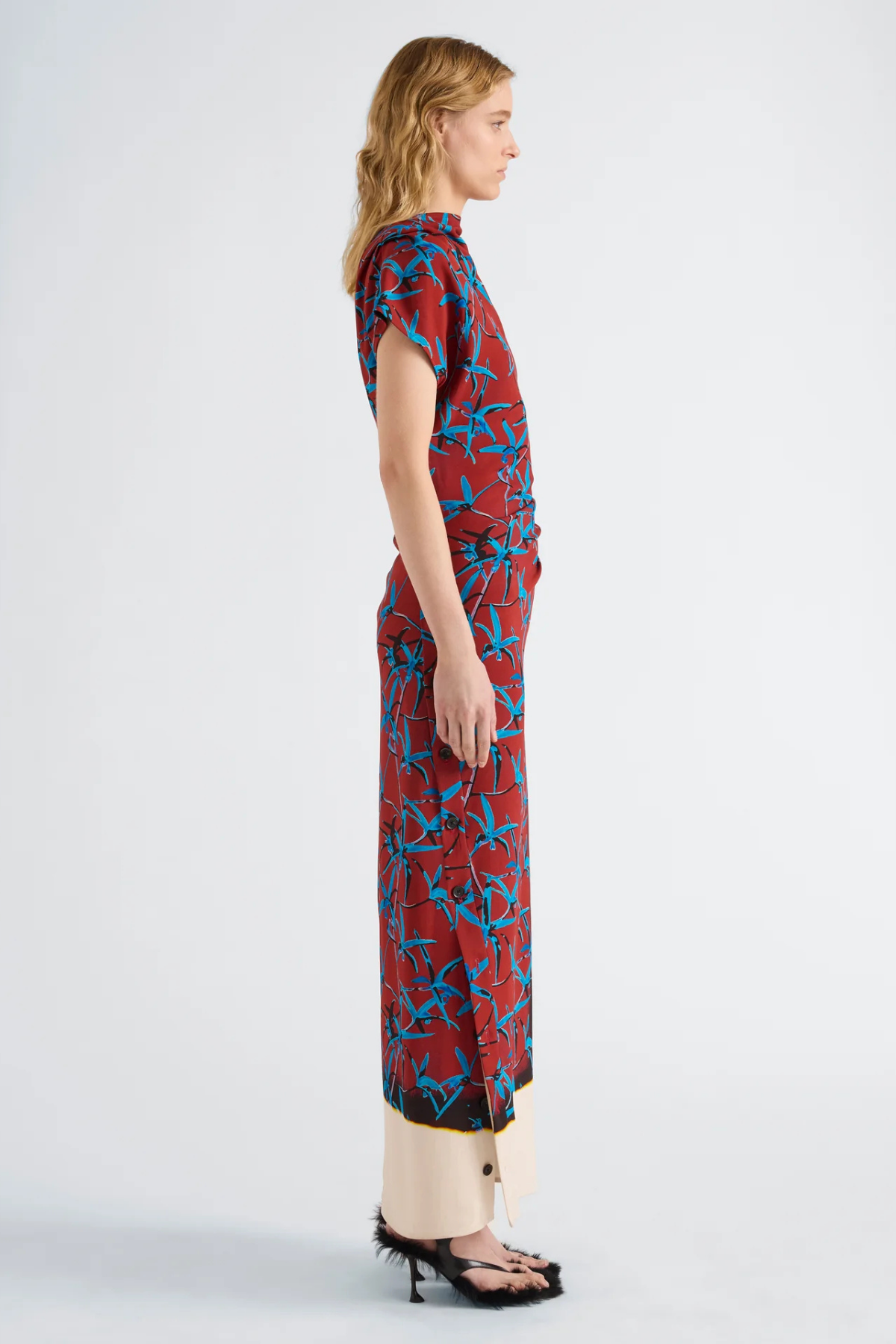 Proenza Schouler Anais Dress - Madder Multi