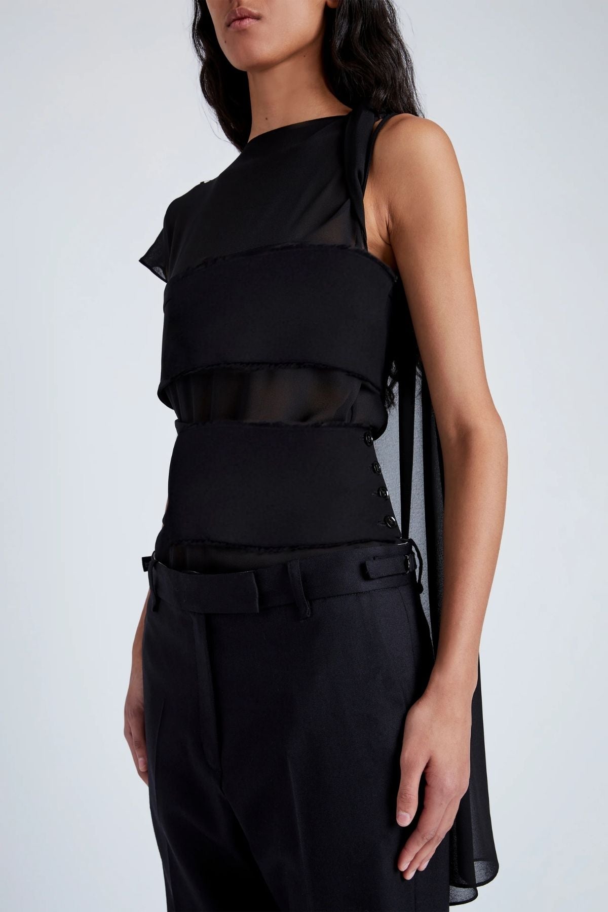 Proenza Schouler Aurora Top - Black